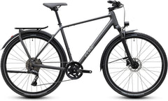 CUBE Kathmandu Pro Trekkingrad 2027 in slabgrey und chrome, Seitenansicht