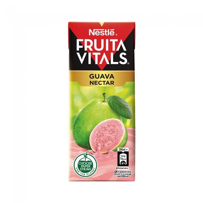 Nestle Fruita Vitals Guava Nectar 200ml - Shams Shopping Centre Nestle