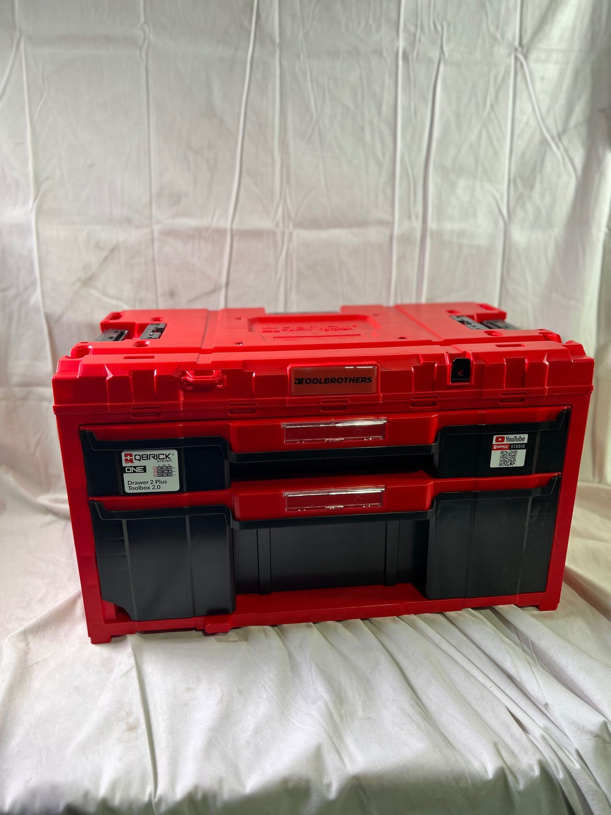 Qbrick System ONE Drawer 2 Plus Toolbox 2 0 Red Ultra HD modularer Werkzeugkasten 587 x 380 x 340 mm 9 l 20 l Beschaedigt 0 - toolbrothers