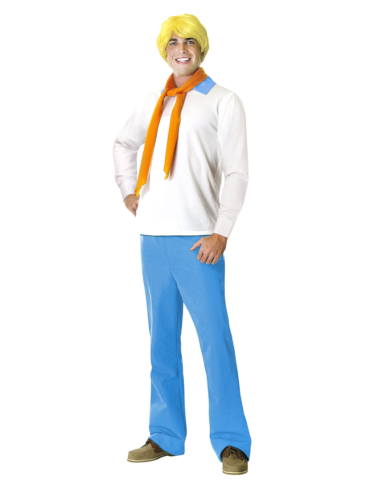 Men's Scooby-Doo Fred Costume with Wig - costumes.com