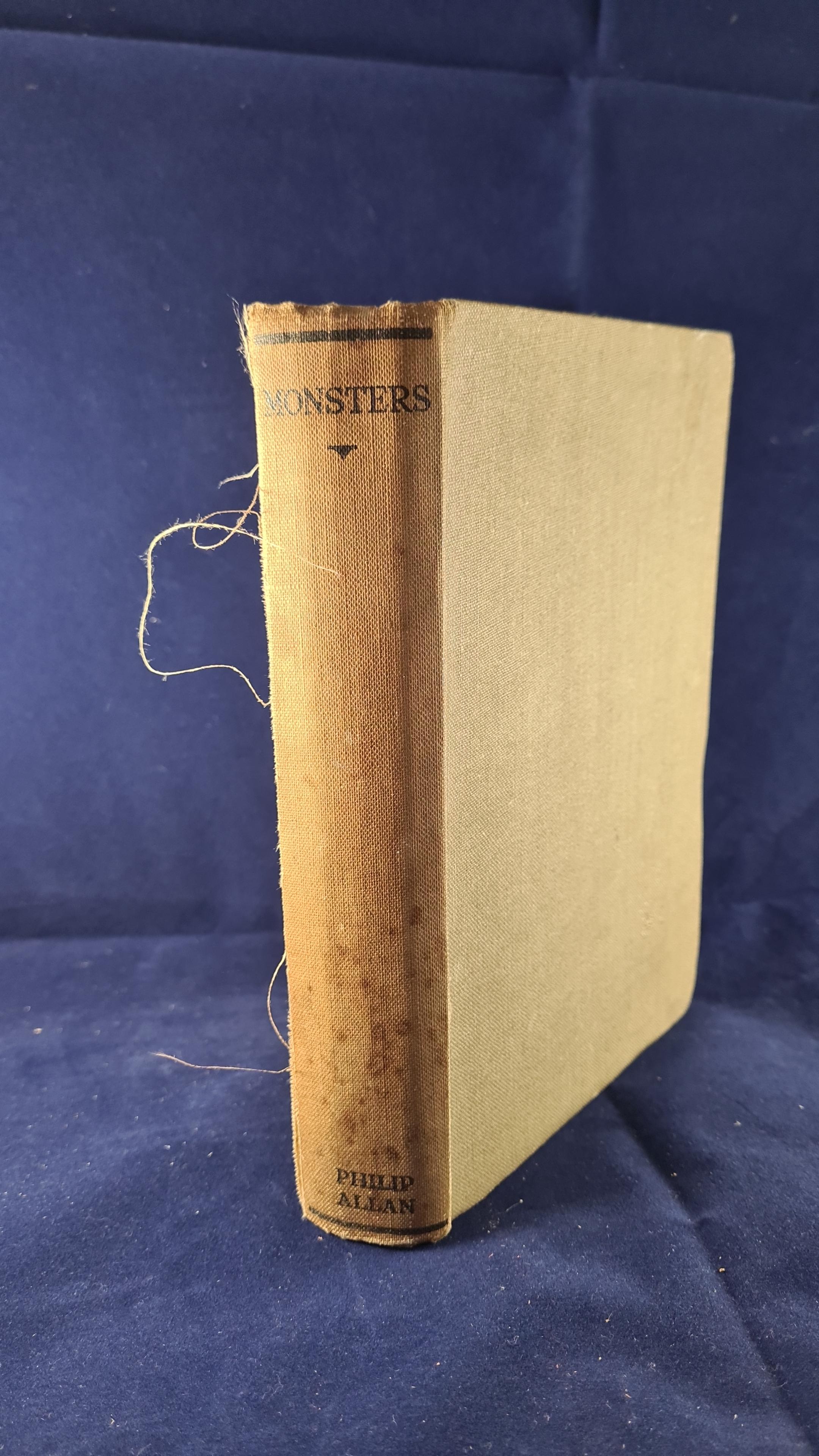 Monsters -  A Collection of Uneasy Tales, Philip Allan, 1934