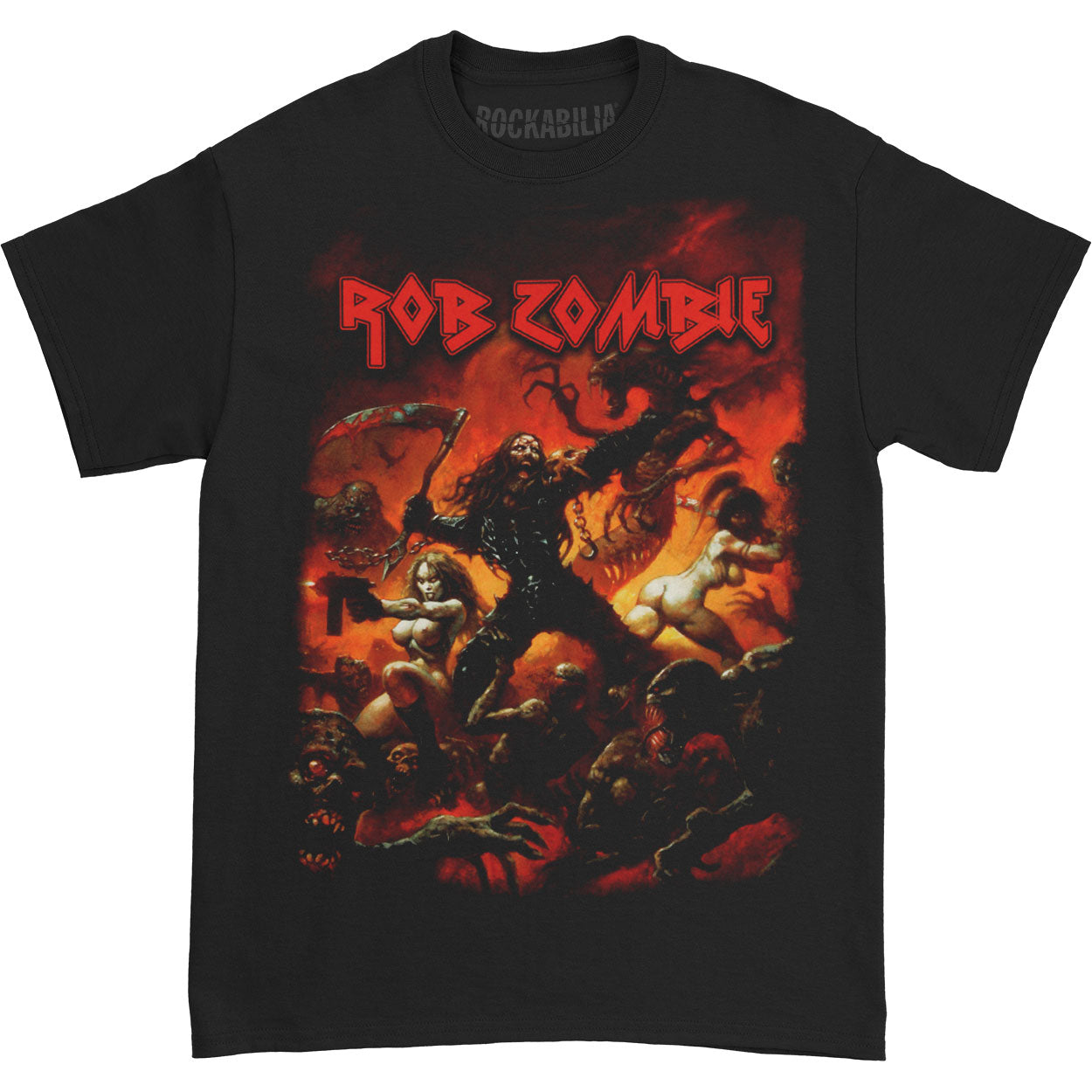 Rob Zombie Battle November 2013 Tour T-shirt Front