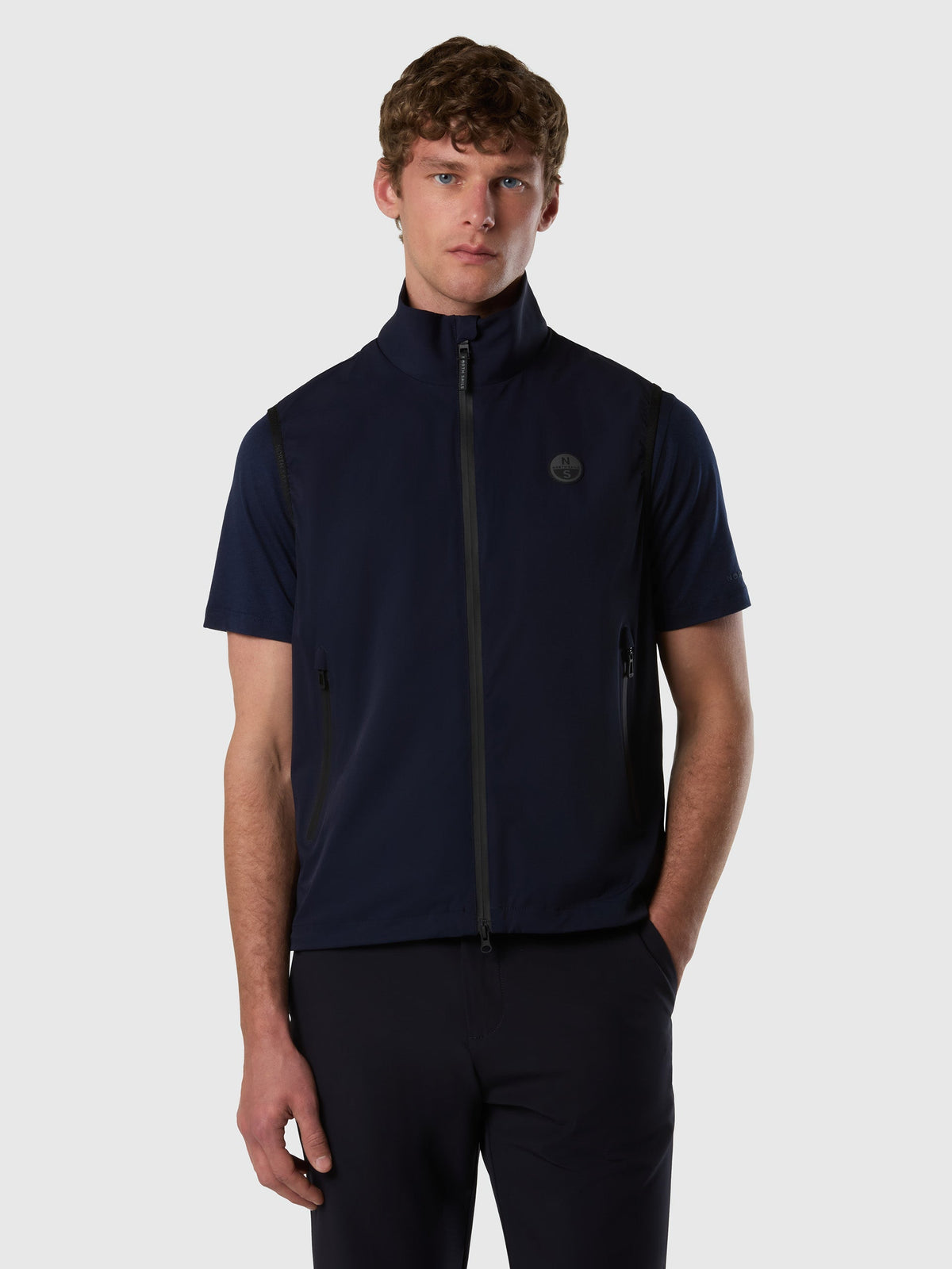 Gilet Ventolite in Tessuto Tecnico / Blu - Ideal Moda