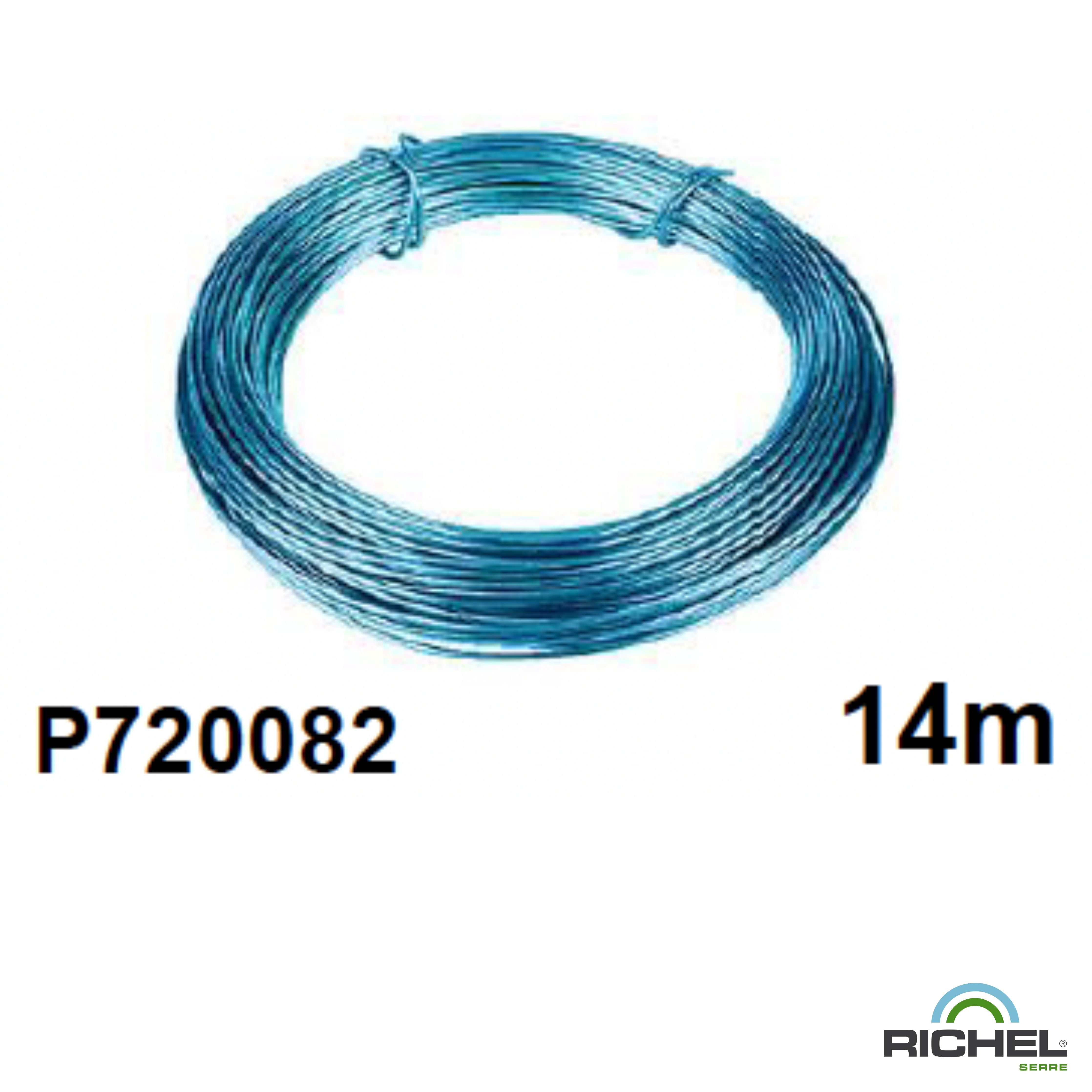 Fil de fer plastifié 14m