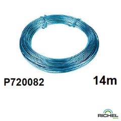 Fil de fer plastifié 14m