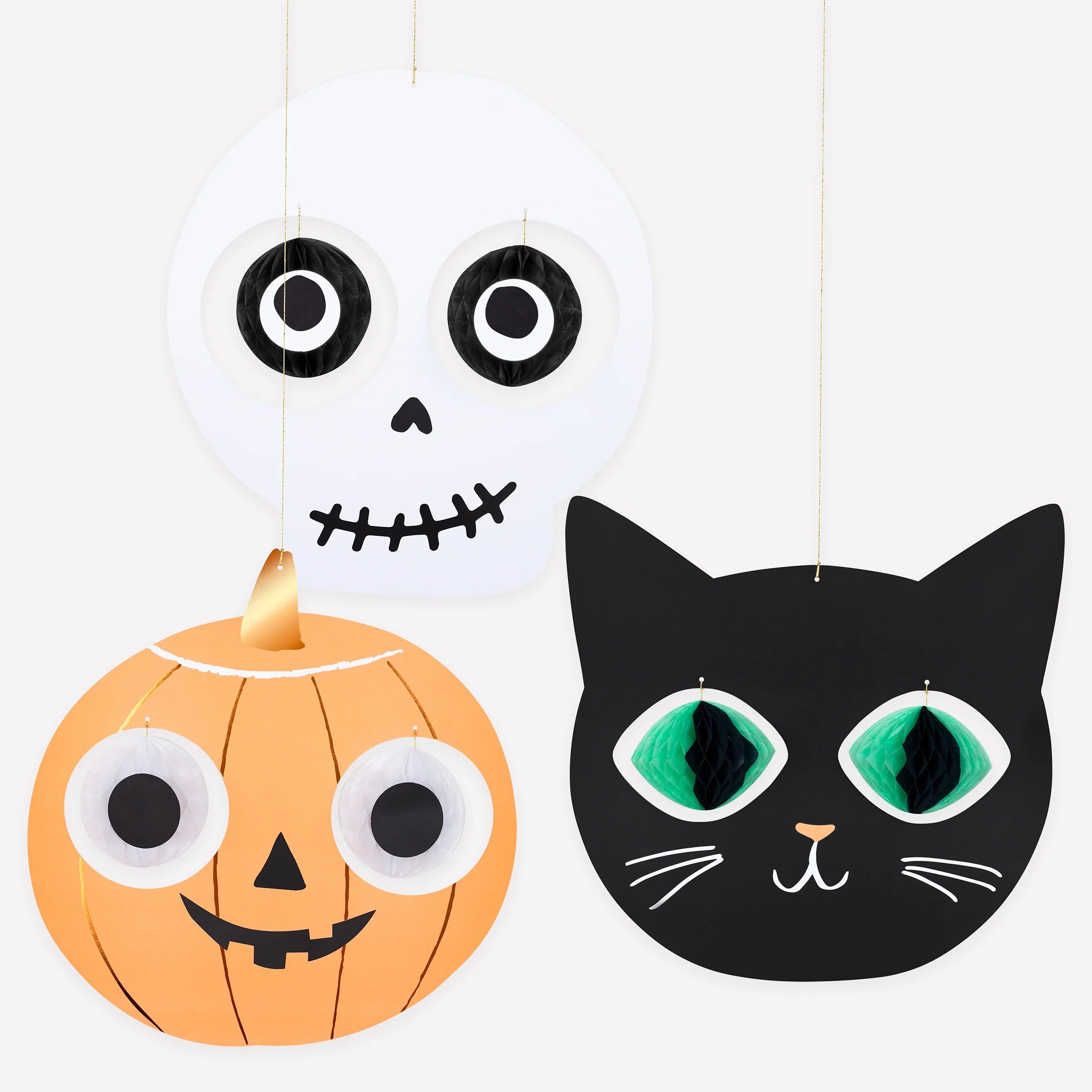 Decoraciones Colgantes de Halloween – Set de 3 Figuras XL