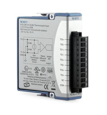 779001-01 TEMPERATURE INPUT MODULE, 24BIT, 14SPS NI