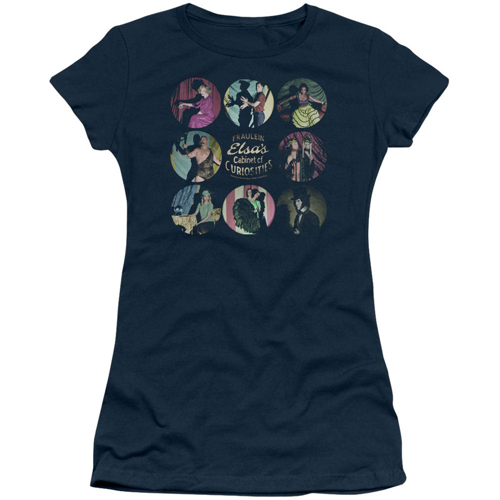 American Horror Story Cabinet Of Curiosities Cap Sleeve Junior Top Front