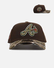 New Era Atlanta Braves 'Great Outdoors' 9FORTY A-Frame Snapback Brown/Camo