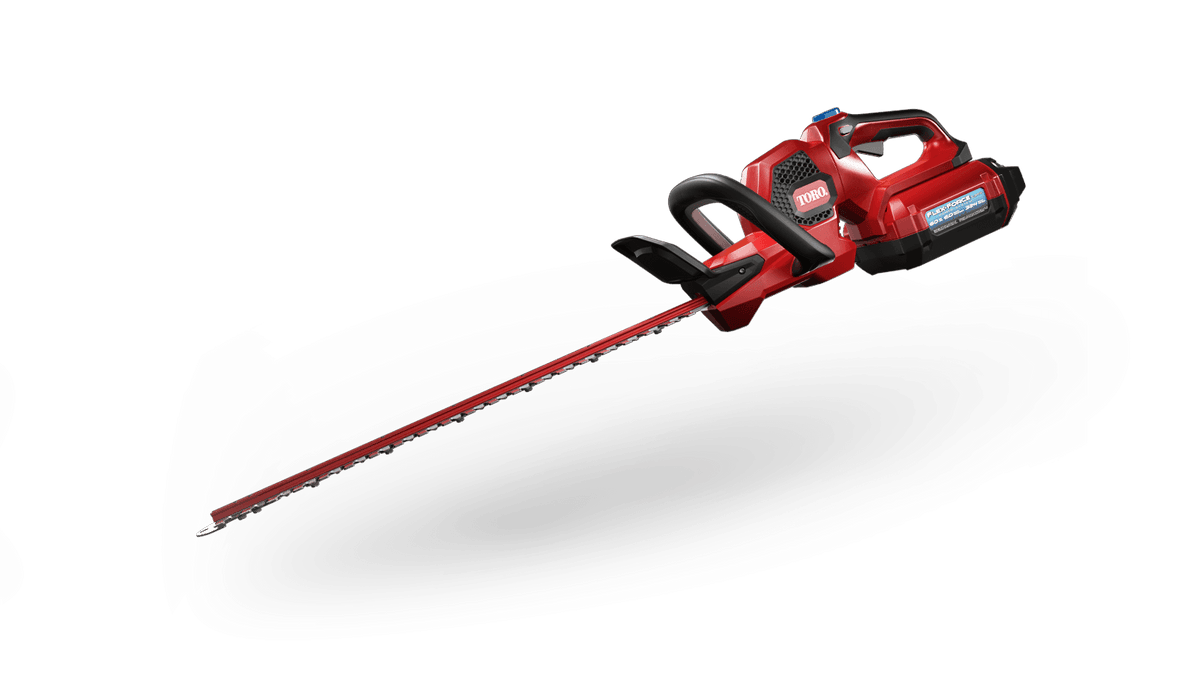 Toro Flex-Force 24 in. 60-Volt Max Lithium-Ion Cordless Hedge Trimmer - 2.5 Ah Battery and Charger Included