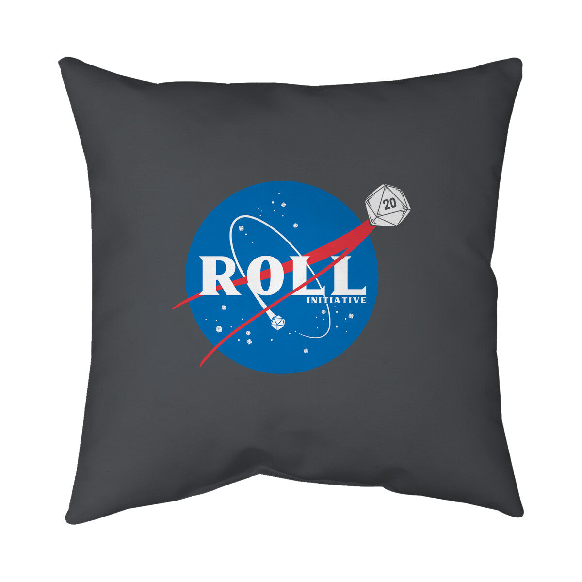 Space Roll-none removable cover w insert throw pillow-retrodivision
