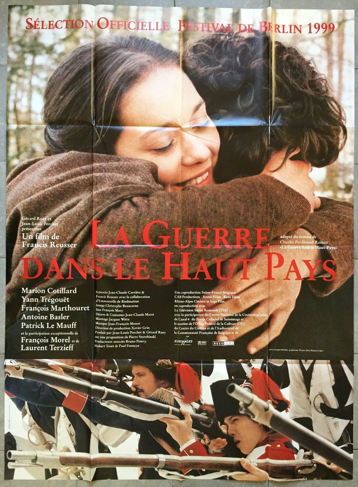 Poster THE WAR IN THE HIGH COUNTRY Yann Tregouet MARION COTILLARD 120x160cm *