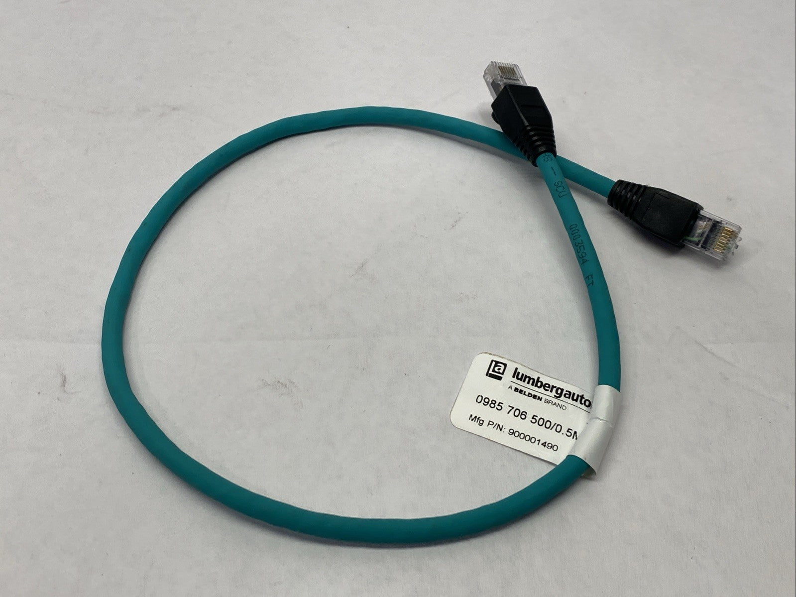 0985706500/0.5M, 900001490 | Lumberg Automation 0985706500/0.5M Industrial Ethernet Cable 0.5m 900001490 - Used - Maverick Industrial Sales