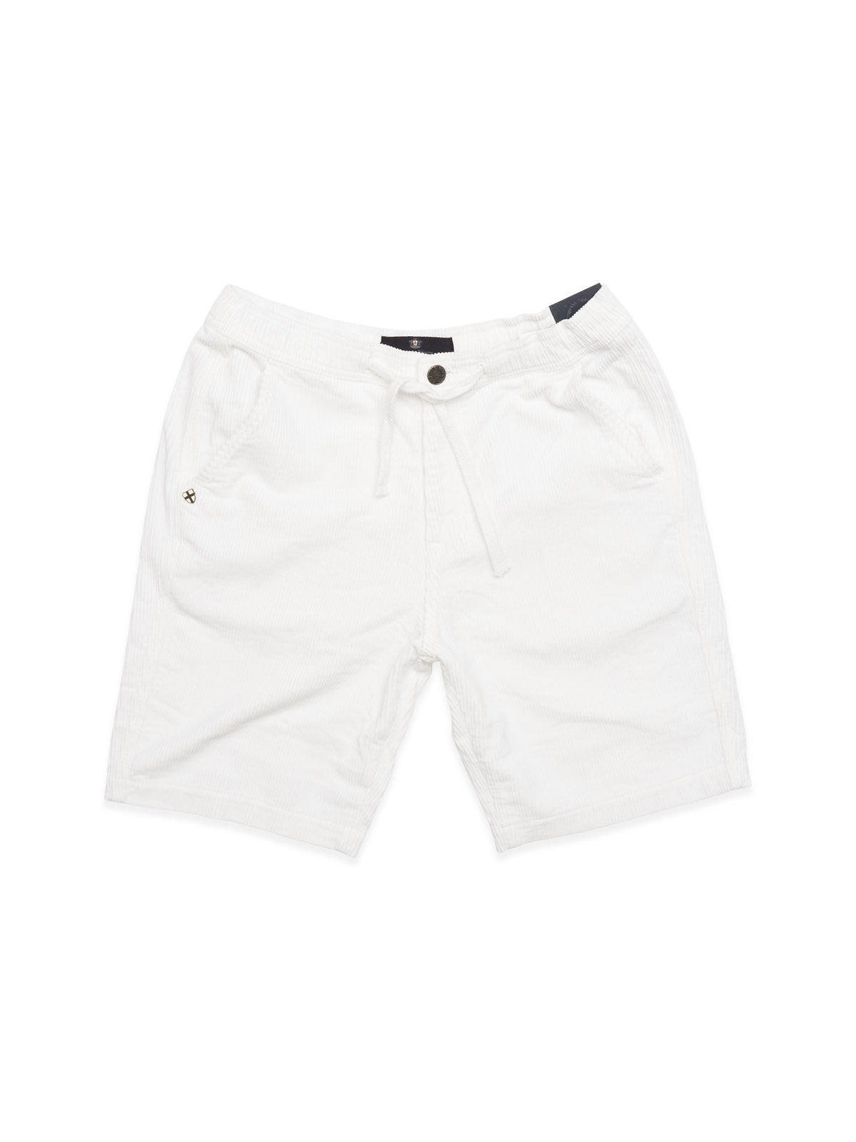 Blue de Gênes Crivello Cord Shorts Snow White
