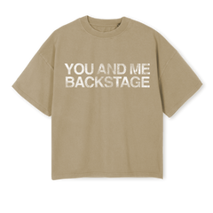 YOUANDME Vintage Dune Oversized Boxy Tee.
