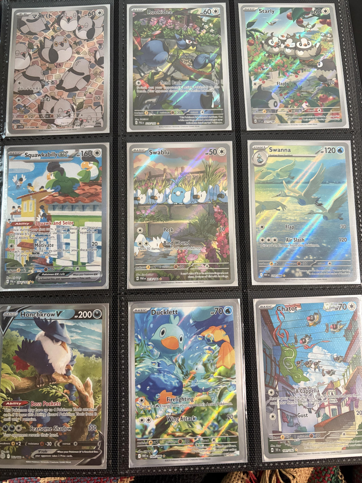 Looking for cards featuring bird Pokemon + trainers : r/pokemoncards