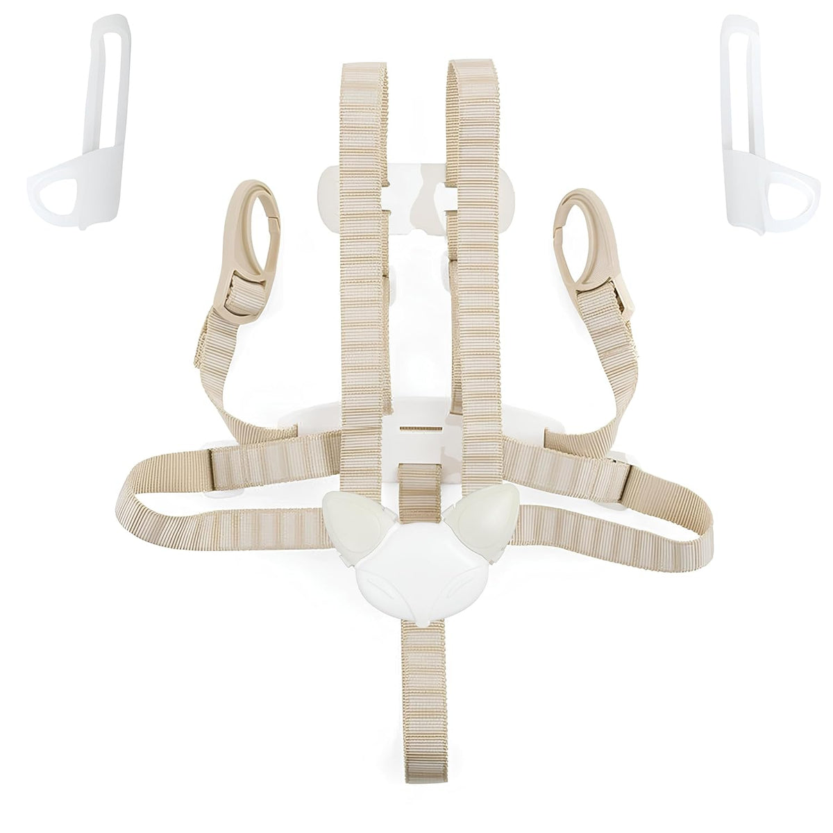 5-Point Harness Compatible with Tripp Trapp Baby Set, Adjustable Safety Straps for Toddlers 6-36 Months, Easy Installation, Secure & Comfortable Nylon Harness