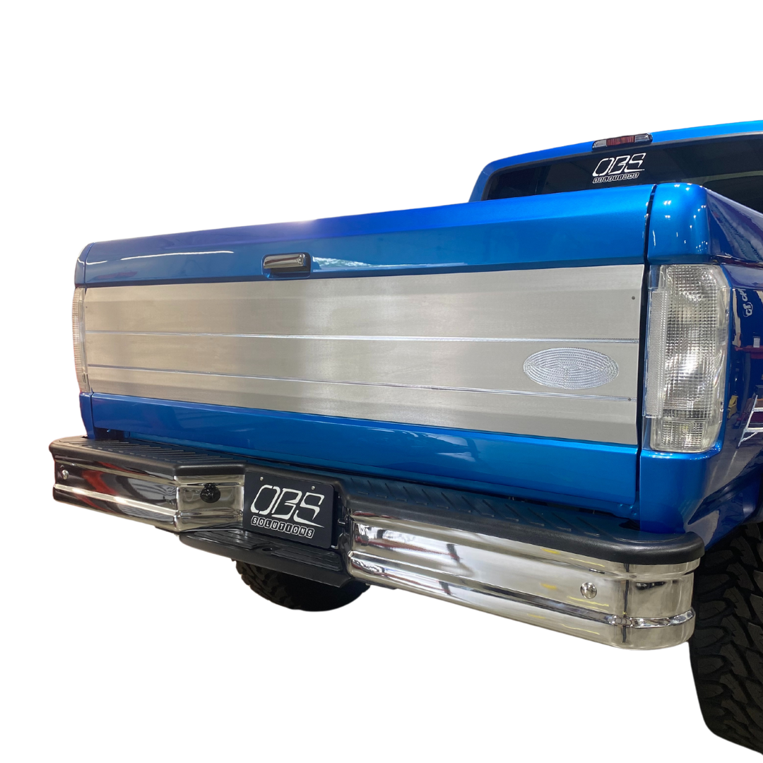 OBS Solutions Tailgate Panel Oval with Two Lines - 1987-1997 Ford F-Series