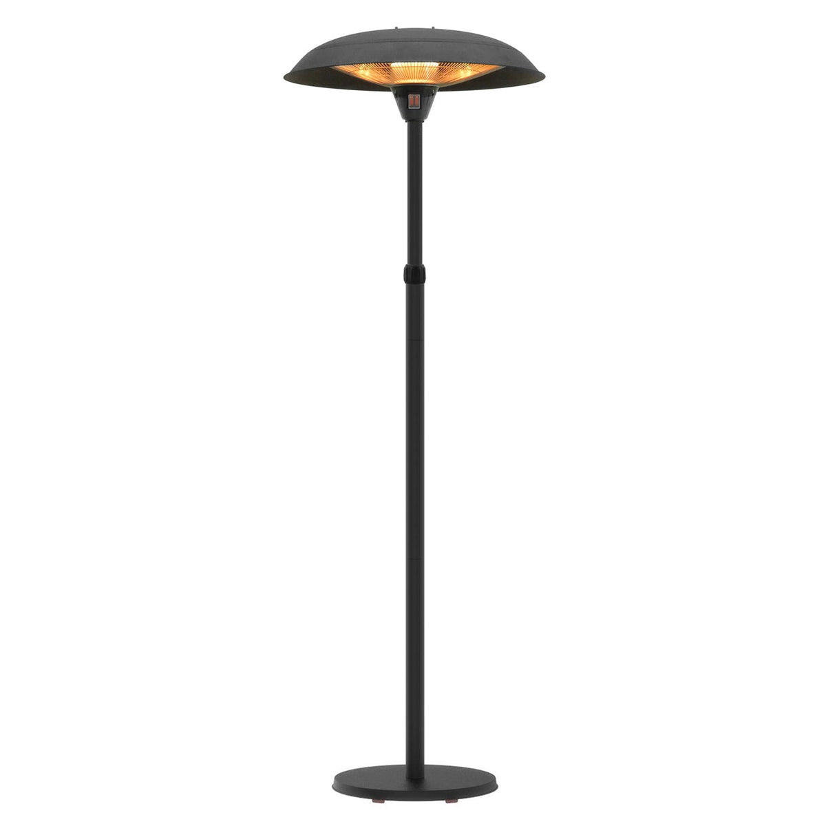 DICTROLUX - Stufa Elettrica da esterno Fungo Riscaldante Nero 3000 Watt