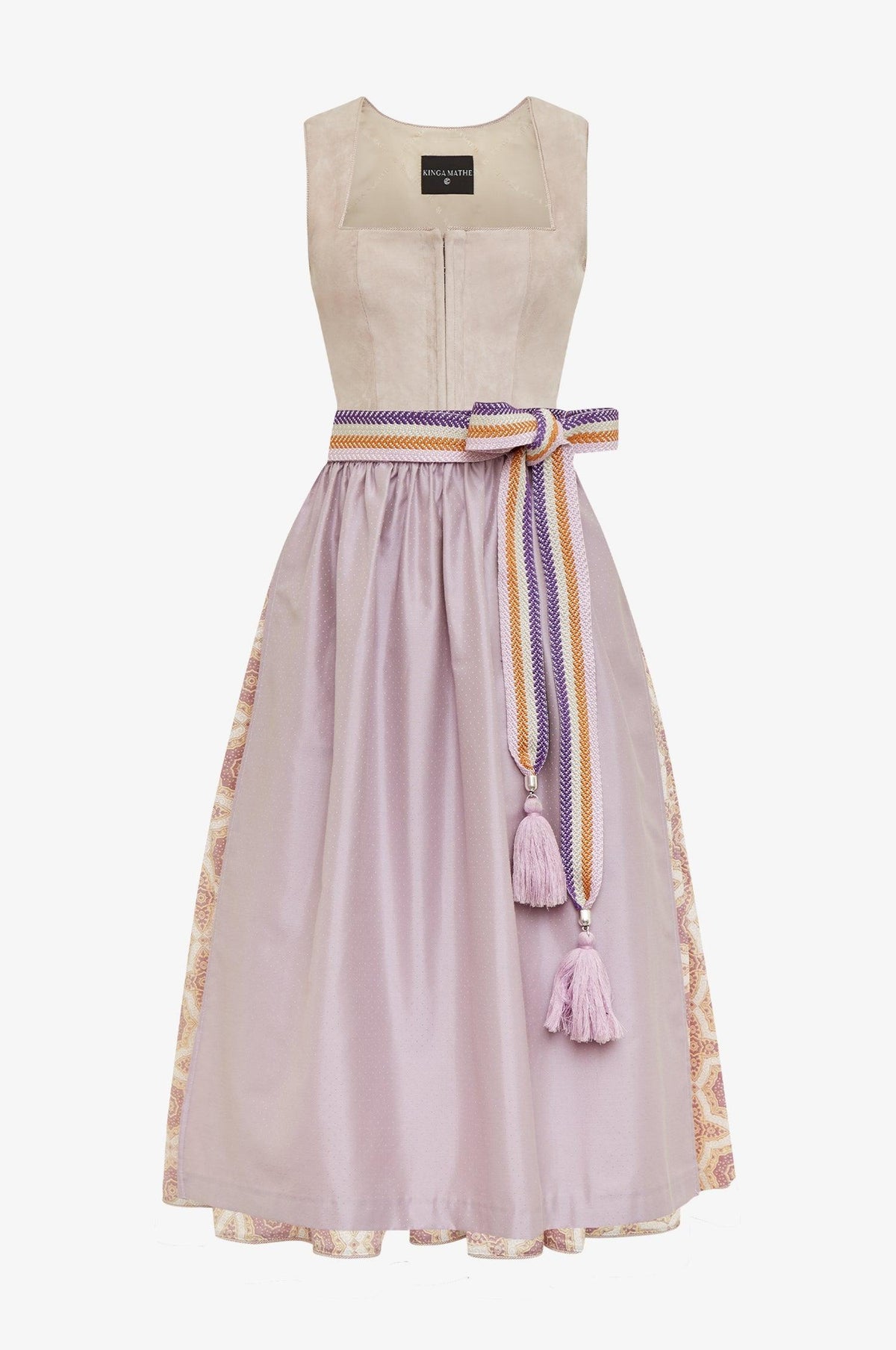 Lederdirndl Amapa in Mauve - TRACHT À PORTER