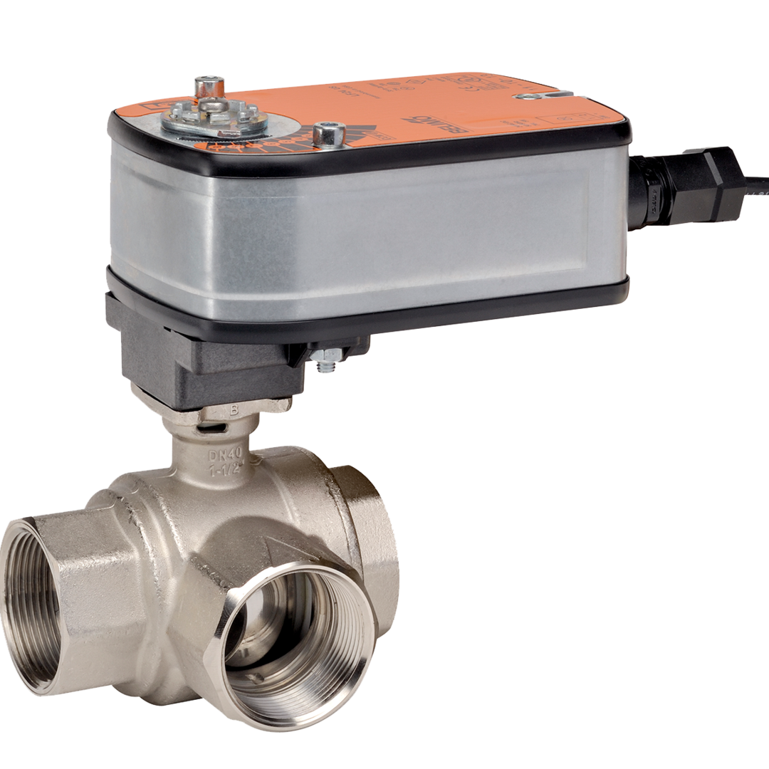 Belimo B321B+LF24-S US CCV | 0.75" | 3 Way | 24 Cv | w/ Spg Rtn | 24V | Floating | SW  | Blackhawk Supply