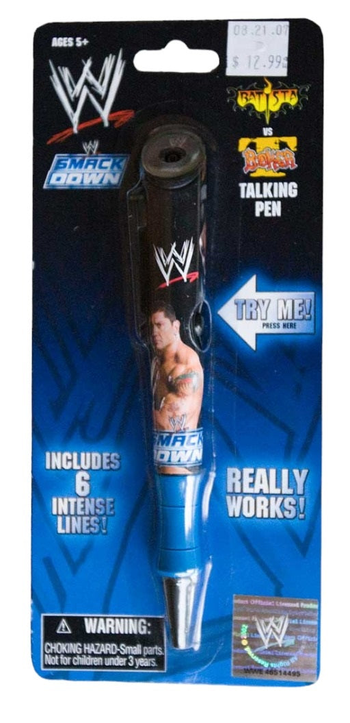 Basic Fun WWE Smackdown Batista Talking Pen (2007)