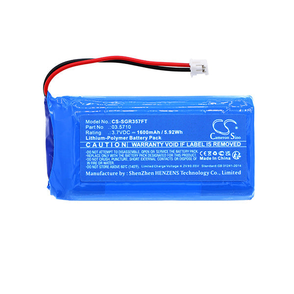 Cameron Sino Cs Sgr357Ft 1600Mah Battery For Scangrip Flashlight