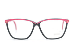 Mondi 5025 Vintage Glasses. Rare Vintage Glasses. Black & Pink Glasses. Retro Glasses.