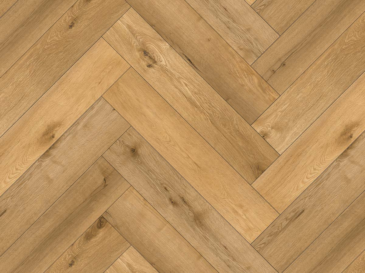 La Bella Maison Grande GR-502-HB Natural Oak Visgraat Click - PVC Klik Vloer