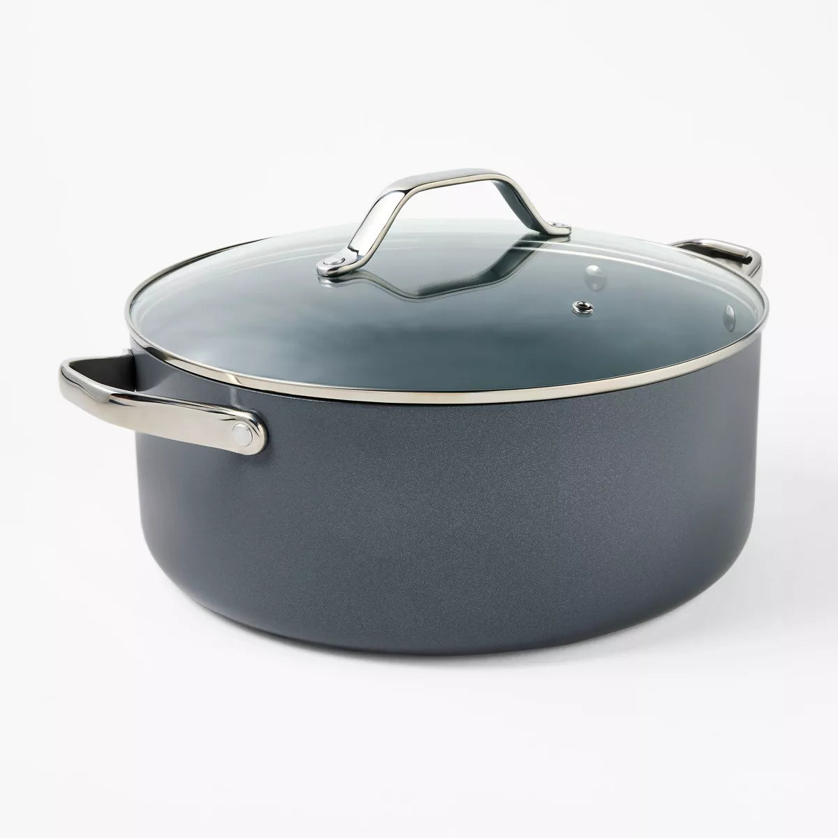 Nonstick Ceramic Coated Aluminum Wide Stock Pot