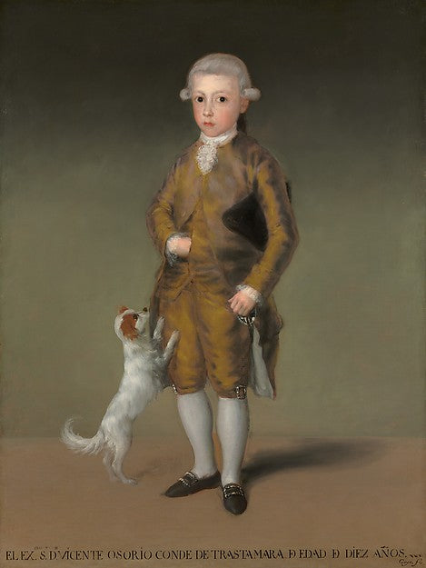 Goya:Vicente Osorio de Moscoso Conde de Trastamara c1787-16x12"(A3) Poster