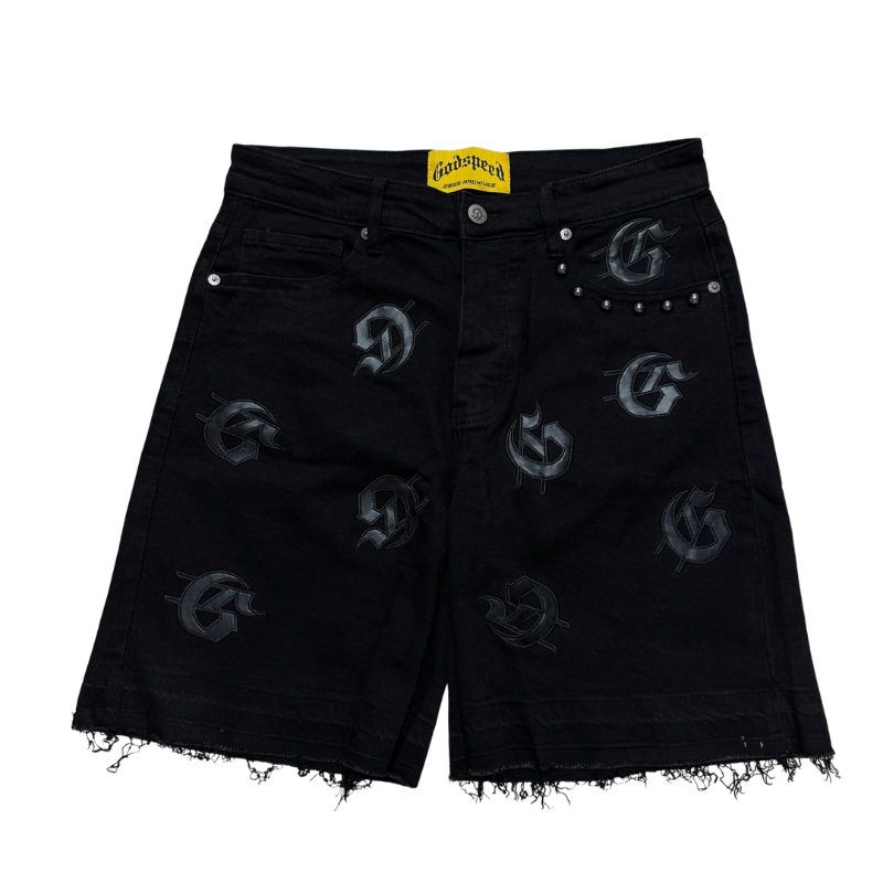 Godspeed Infinity Denim Shorts Black - Men's