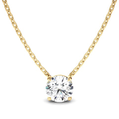 Round Brilliant Cut Diamond Necklet