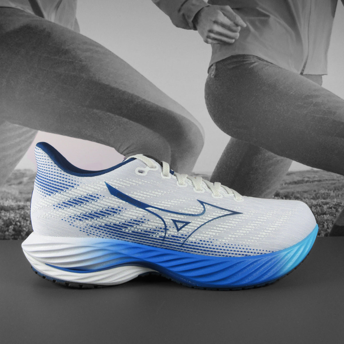 Mizuno Wave Rider 28 Men's Neutral Running Shoe available at Durban Runner