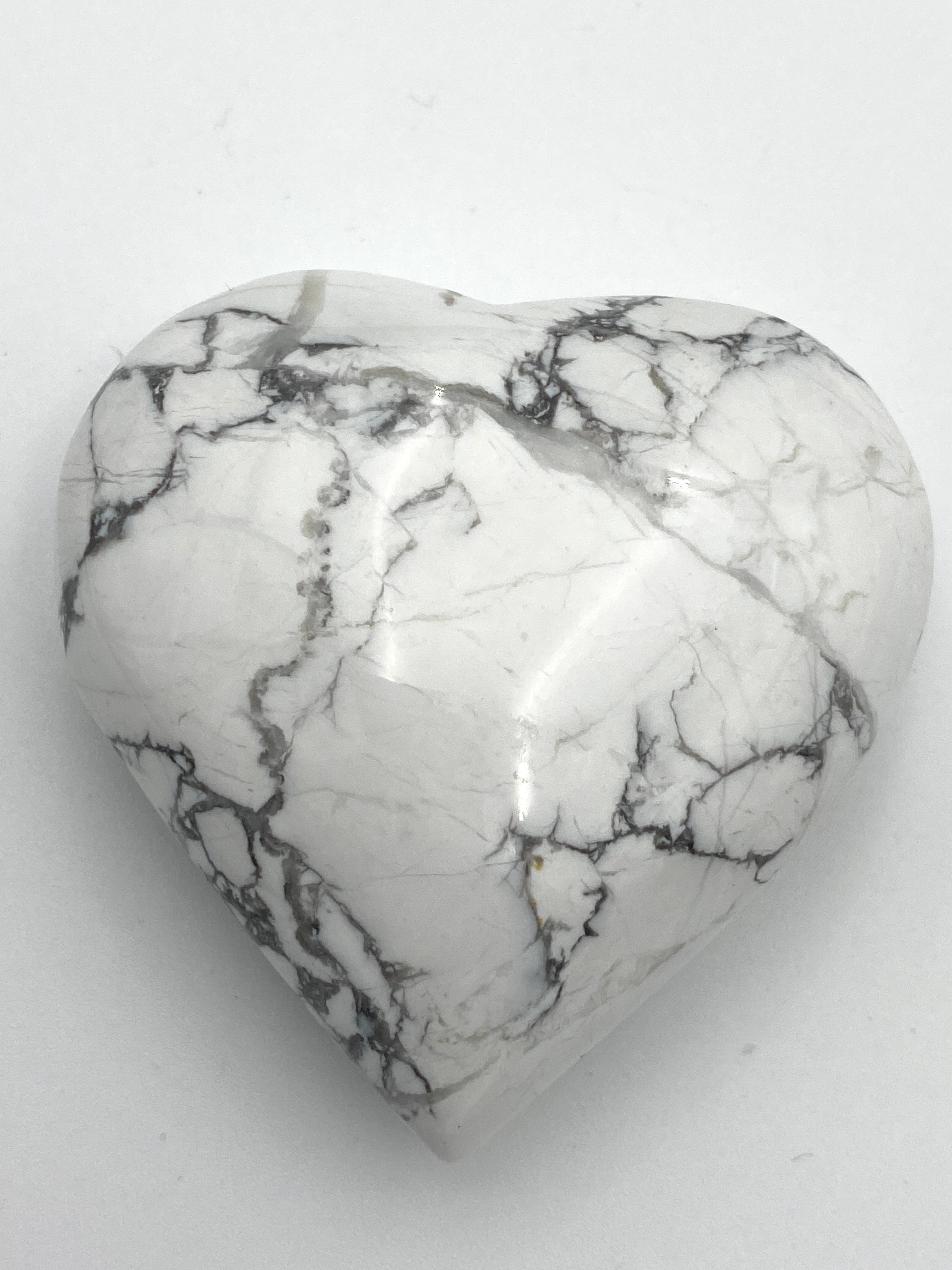 Howlite Heart