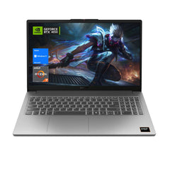 LENOVO LOQ 15.6 inches Traditional Laptop AMD Ryzen 7 16GB RAM NVIDIA GeForce RTX 4050 512GB SSD Storage Windows 11 Home 144Hz - Grey