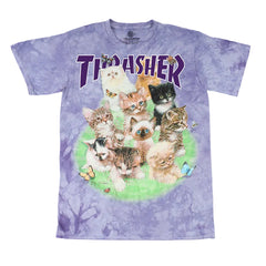Purple Kittens The Mountain x Thrasher Tee