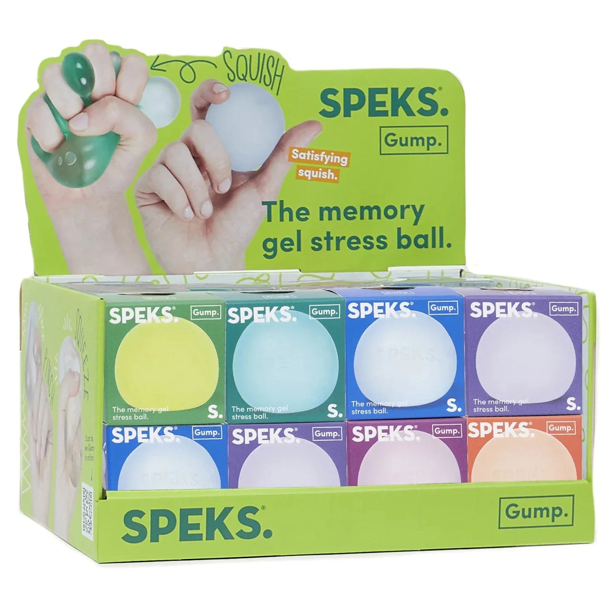 Set of 6 Gumps - The Memory Gel Stress Balls