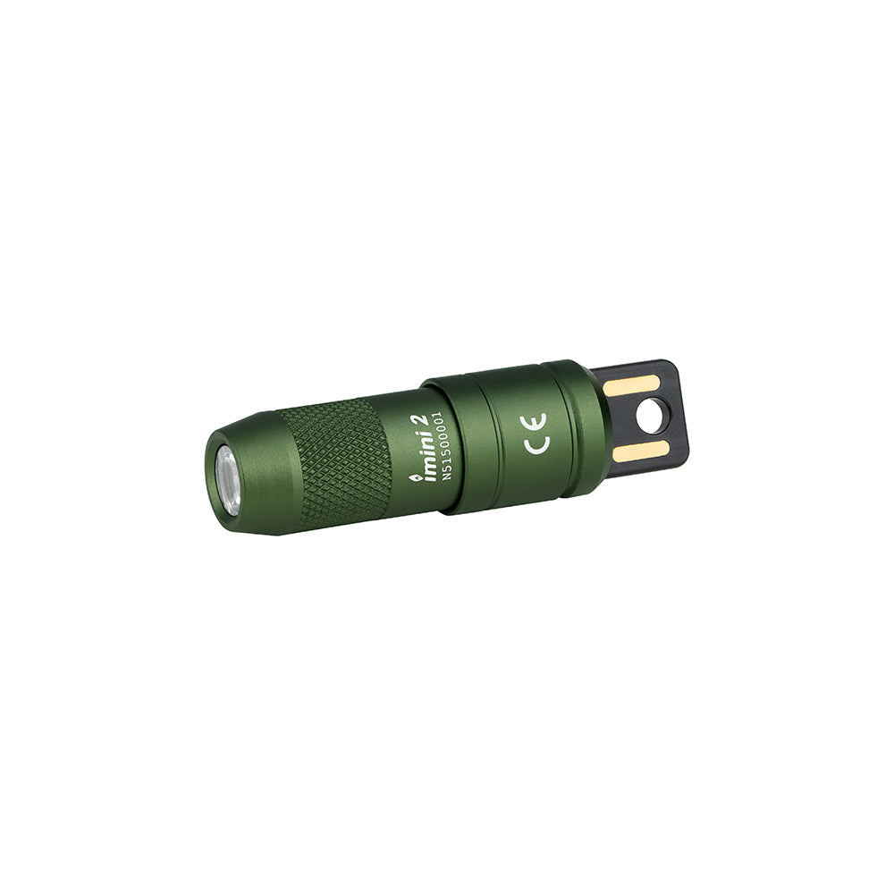Mini green olight flashlight every day carry edc