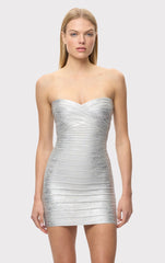 THE METALLIC ISLA DRESS