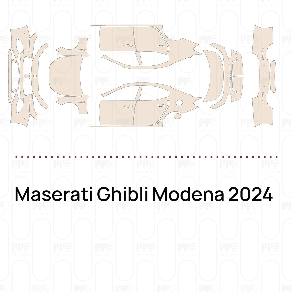 Maserati Ghibli Modena 2024 – Pre-Cut PPF