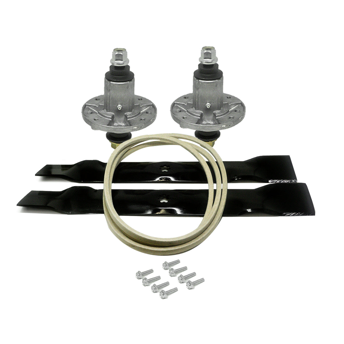 Spindle Blade Belt Deck Kit for John Deere 42 Inch 102 105 115 125 135 D100 D105 D110 D120 D130 LA100 LA105 LA110 LA115 LA120 LA125 LA135
