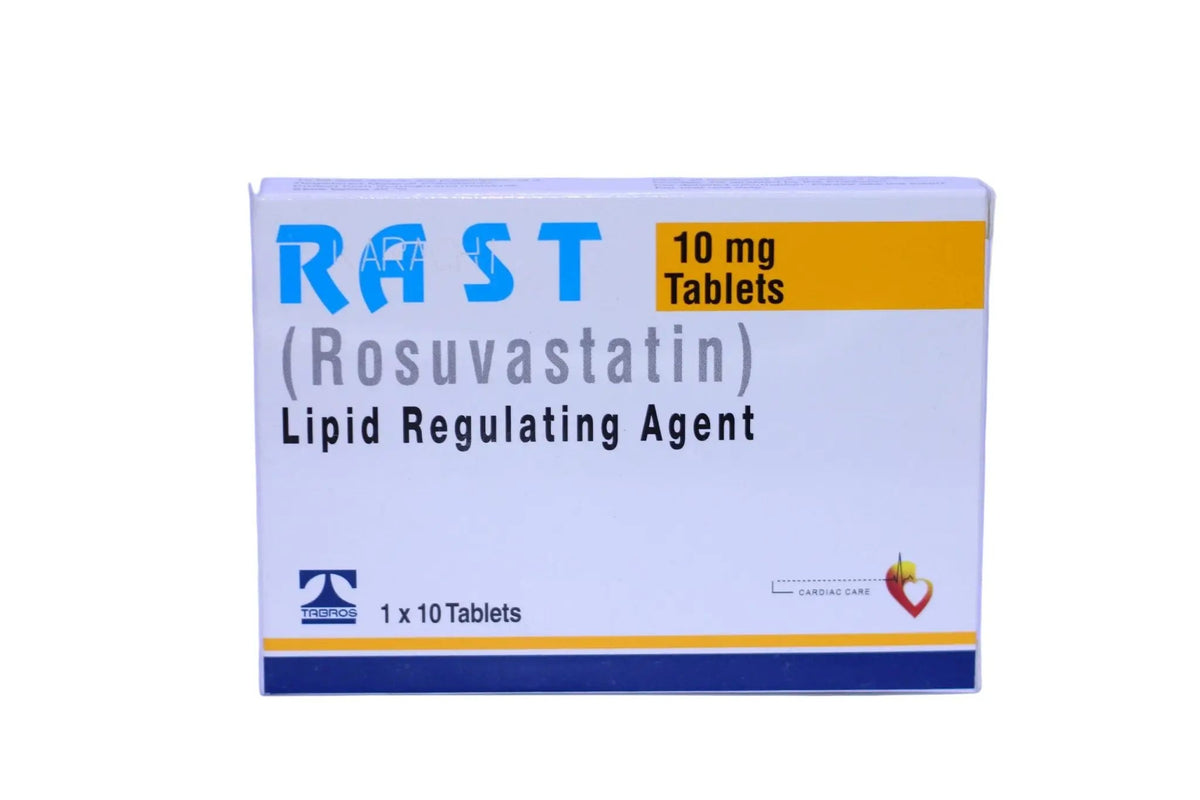 Rast 10mg Tablet – Rosuvastatin for Cholesterol and Heart Health