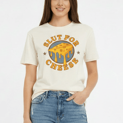 Slut For Cheese Unisex Tee - The Dog Shop