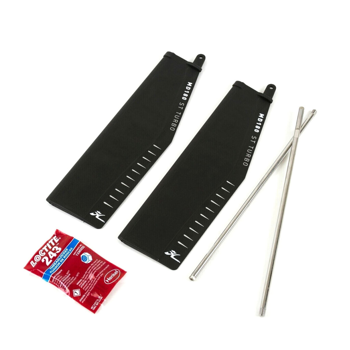 St-Turbo V2 Fin Kit Md180 Bk/G
