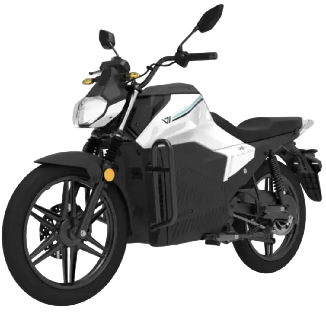 VMoto, VS4, Moto Électrique, (74 Volts) (45Ah) (4000 Watts) (Crête 8000 Watts) (2 Places) Immatriculable Scooter