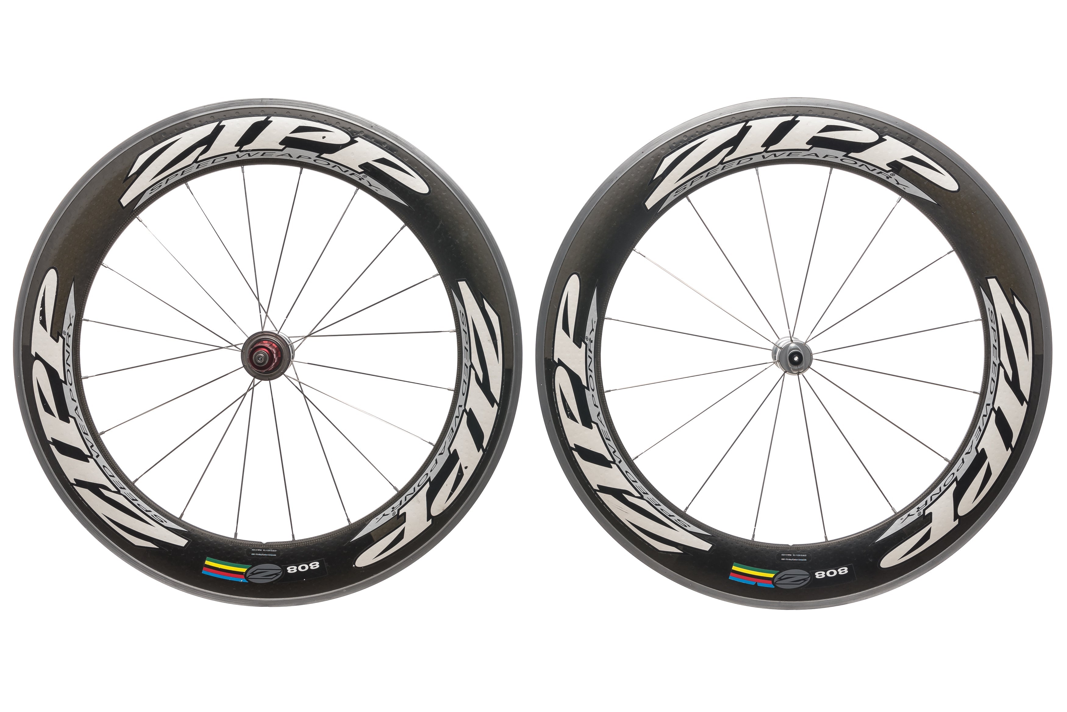 Zipp 808 Carbon Clincher 700c Wheelset drive side