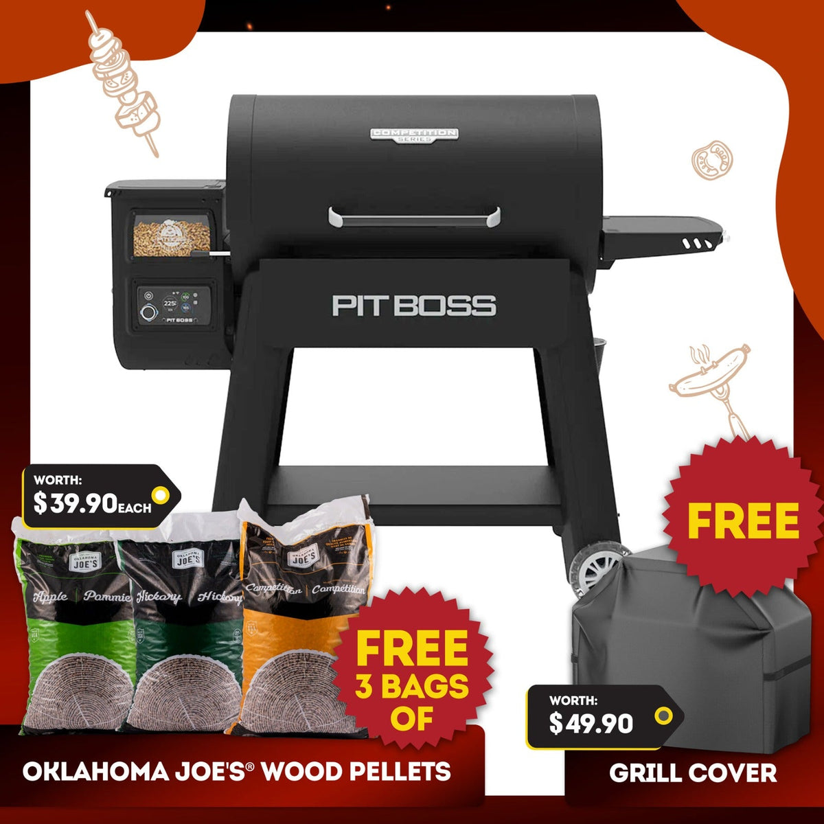 Pit Boss Competition Series 1600 Wood Pellet Grill