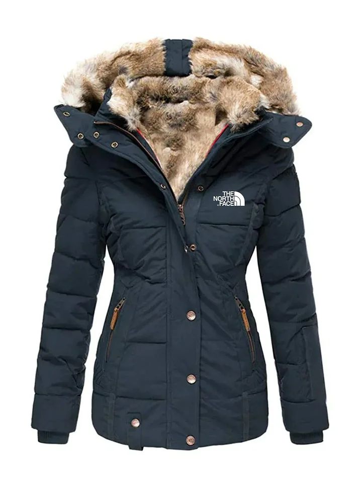 Veste d'Hiver Femme avec Doublure en Fourrure Synthétique - Vente Clearance