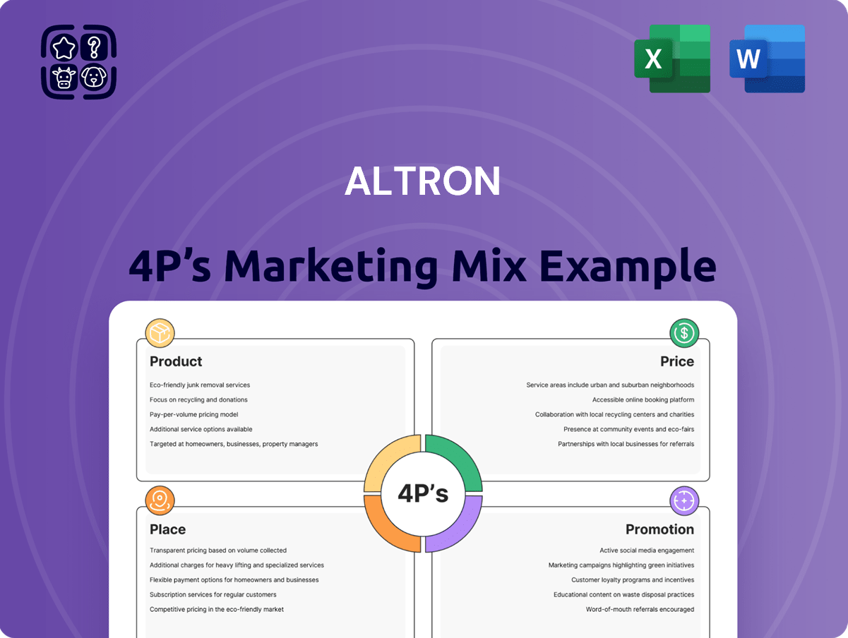Altron Marketing Mix